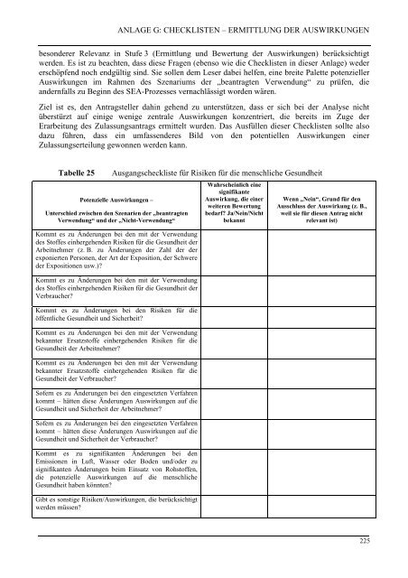 Leitlinien zur Erstellung sozioökonomischer ... - ECHA - Europa