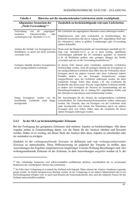 Leitlinien zur Erstellung sozioökonomischer ... - ECHA - Europa
