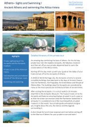 Ancient Athens and swimming the Attica riviera (sights and private cruise)