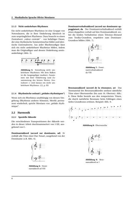 Die Musiksprache Olivier Messiaens im