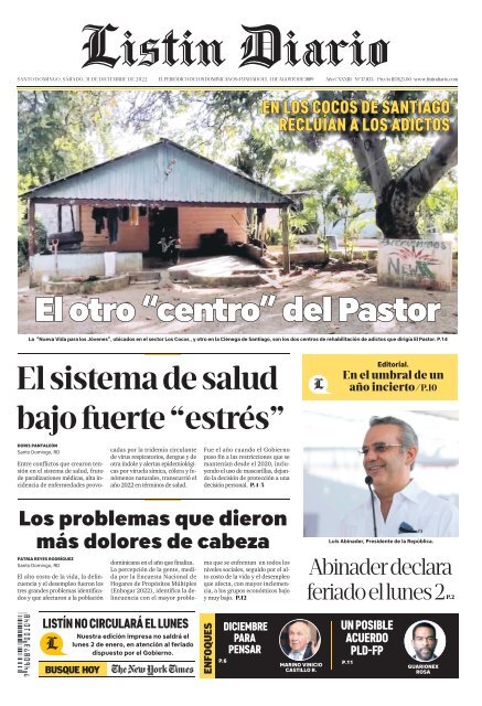 Listín Diario 31-12-2022