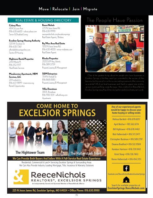 Experience Excelsior Springs Trip Planner 2023