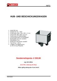 HUB- UND BESCHICKUNGSWAGEN - Gramiller