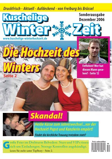 Kuschelige - Winterhochzeit von Antje und Tobias