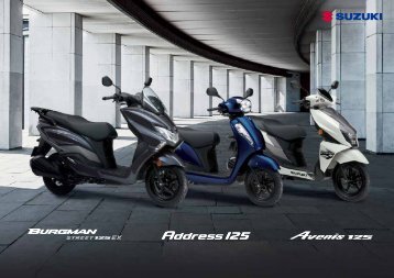 Suzuki Scooter Katalog 2023