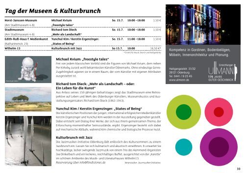 Schlossplatz-Konzerte - Kulturetage
