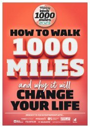 How to Walk 1000 Miles