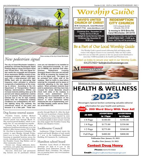 South & Canal Winchester Messenger - December 25th, 2022