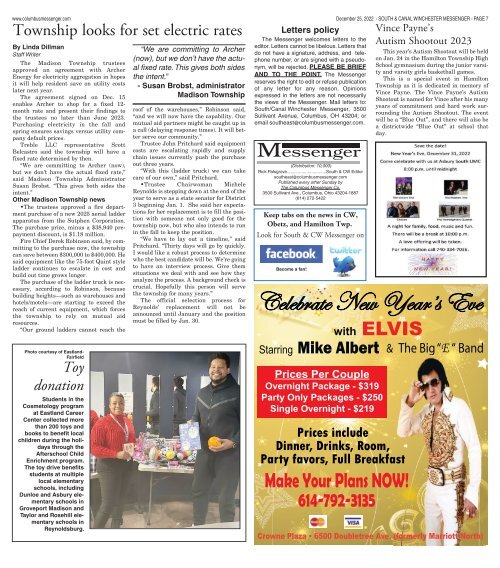 South & Canal Winchester Messenger - December 25th, 2022