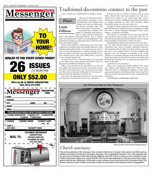 Groveport Messenger - December 25th, 2022