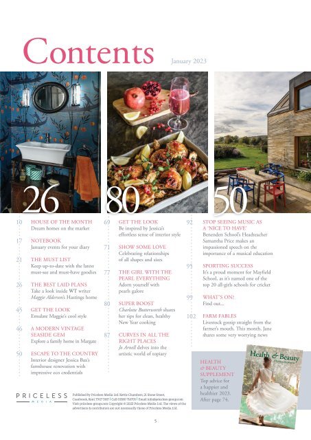 Wealden Times | WT248 | January 2023 | Health & Beauty Supplement inside