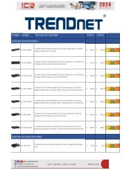 Catálogo TRENDnet