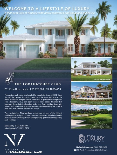 Palm Beach Real Estate Guide January 2023