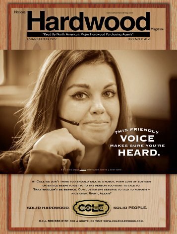 National Hardwood Magazine - December 2016