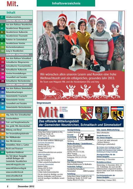 Schnaittach - Mitteilungsblatt