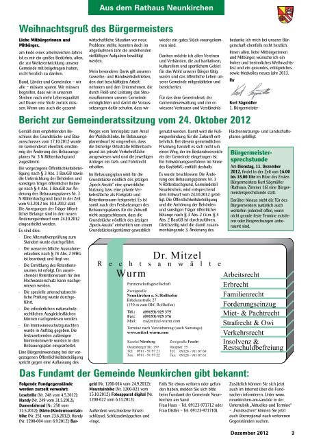 Schnaittach - Mitteilungsblatt