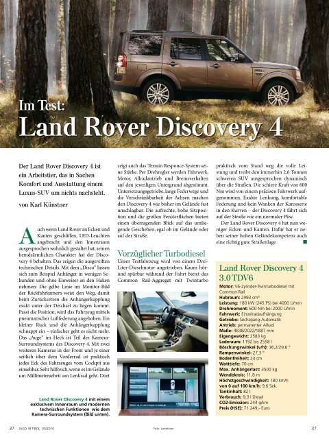 Land Rover Discovery 4 - Tiroler Jägerverband