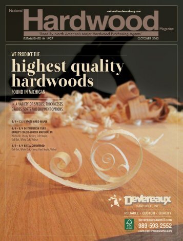 National Hardwood Magazine - October 2013
