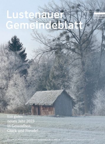 Lustenauer Gemeindeblatt Nr. 1 | Freitag, 6. Jänner 2023