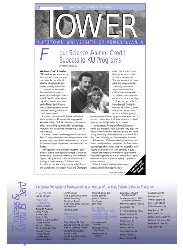 The Tower: Fall 2002 - Kutztown University