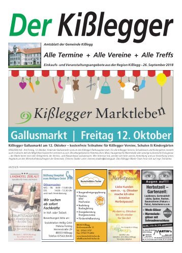 Der Kisslegger 26.09.2018