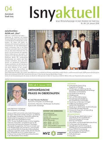 Isny Aktuell 24.01.2018