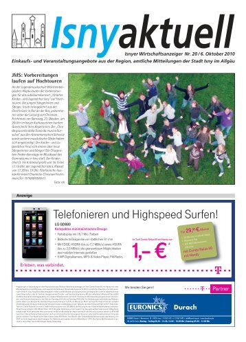 Isny Aktuell 06.10.2010