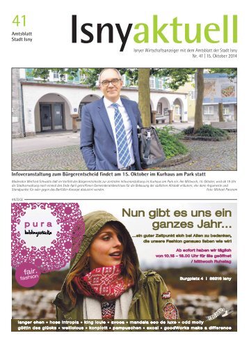Isny Aktuell 15.10.2014