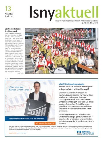 Isny Aktuell 29.03.2017