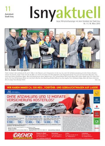 Isny Aktuell 18.03.2015