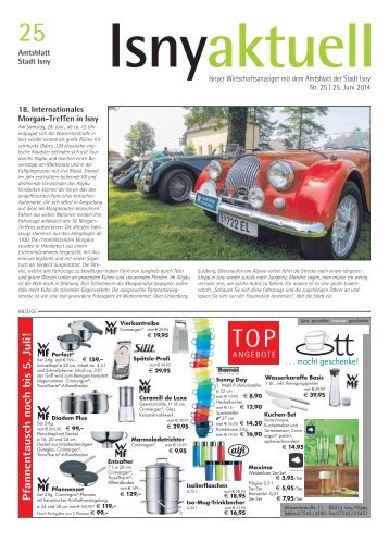 Isny Aktuell 25.06.2014