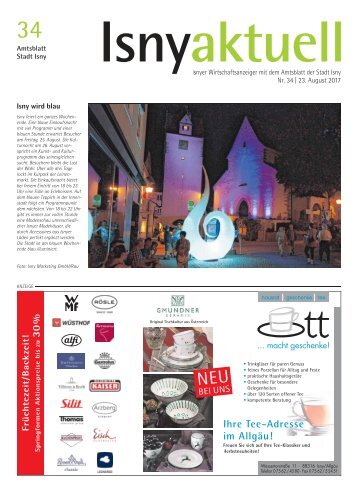 Isny Aktuell 23.08.2017