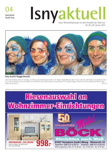 Isny Aktuell 29.01.2014