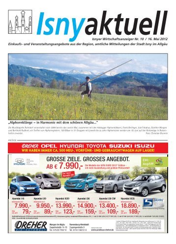 Isny Aktuell 16.05.2012