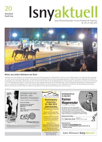 Isny Aktuell 21.05.2014