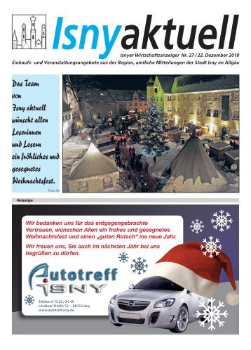 Isny Aktuell 22.12.2010