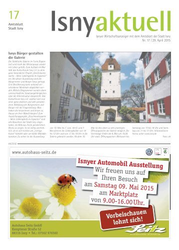 Isny Aktuell 29.04.2015