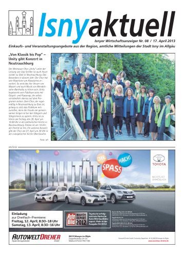 Isny Aktuell 17.04.2013