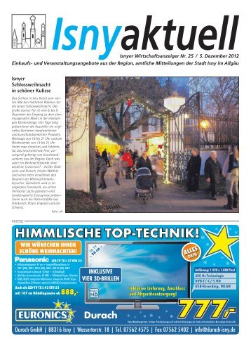 Isny Aktuell 05.12.2012