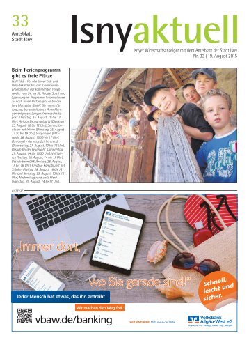Isny Aktuell 19.08.2015