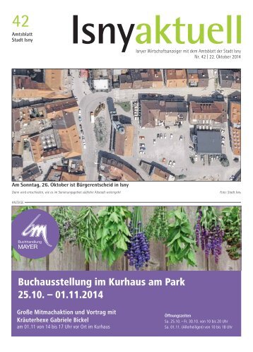 Isny Aktuell 22.10.2014