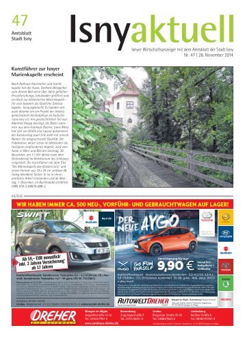 Isny Aktuell 26.11.2014