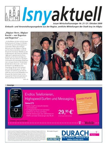 Isny Aktuell 21.10.2009