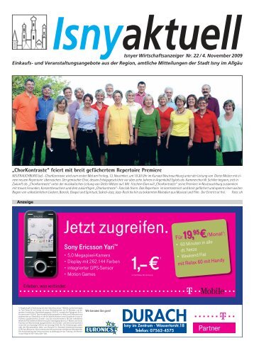 Isny Aktuell 04.11.2009