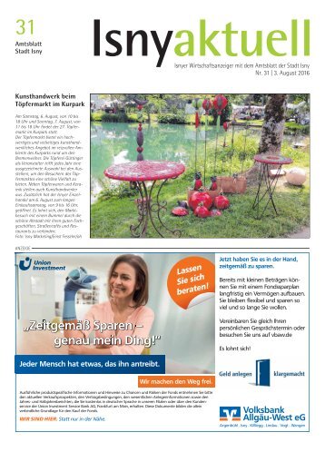 Isny Aktuell 03.08.2016