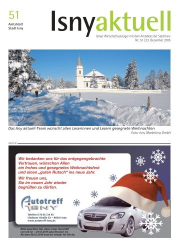 Isny Aktuell 23.12.2015