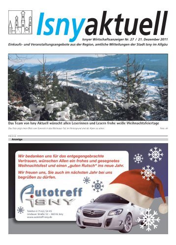 Isny Aktuell 21.12.2011
