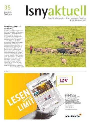 Isny Aktuell 30.08.2017