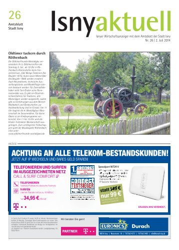 Isny Aktuell 02.07.2014