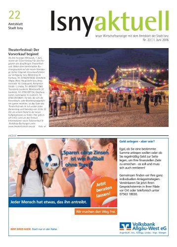 Isny Aktuell 01.06.2016